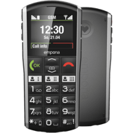 EMPORIA Mobitel SIMPLICITY, 2", crno-srebrni